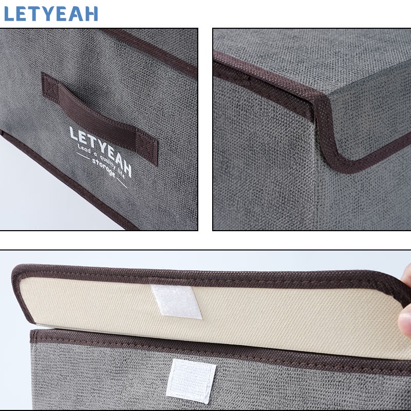 letyeah Storage box multifungsi 2 in 1 tempat penyimpanan baju / bisa lipat