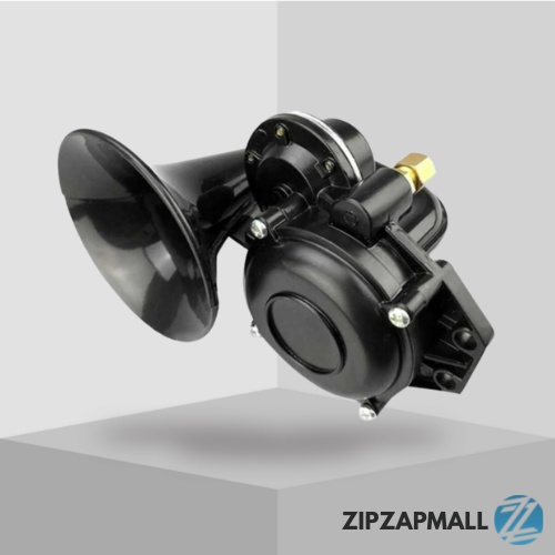 Klakson Trompet Mobil Loud Air Horn 150dB 12V / Klakson Mobil Keong Truk Corong Dinamo 12volt / Klakson Udara Air  Suara Nyaring Tunggal Elektrik Baja Tahan Karat / Klakson Trompet Terompet Mobil Truk Motor Horn / Klakson Mobil Anti Air Murah Original