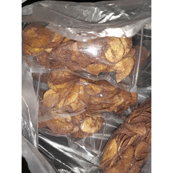 

keripik pisang rasa coklat