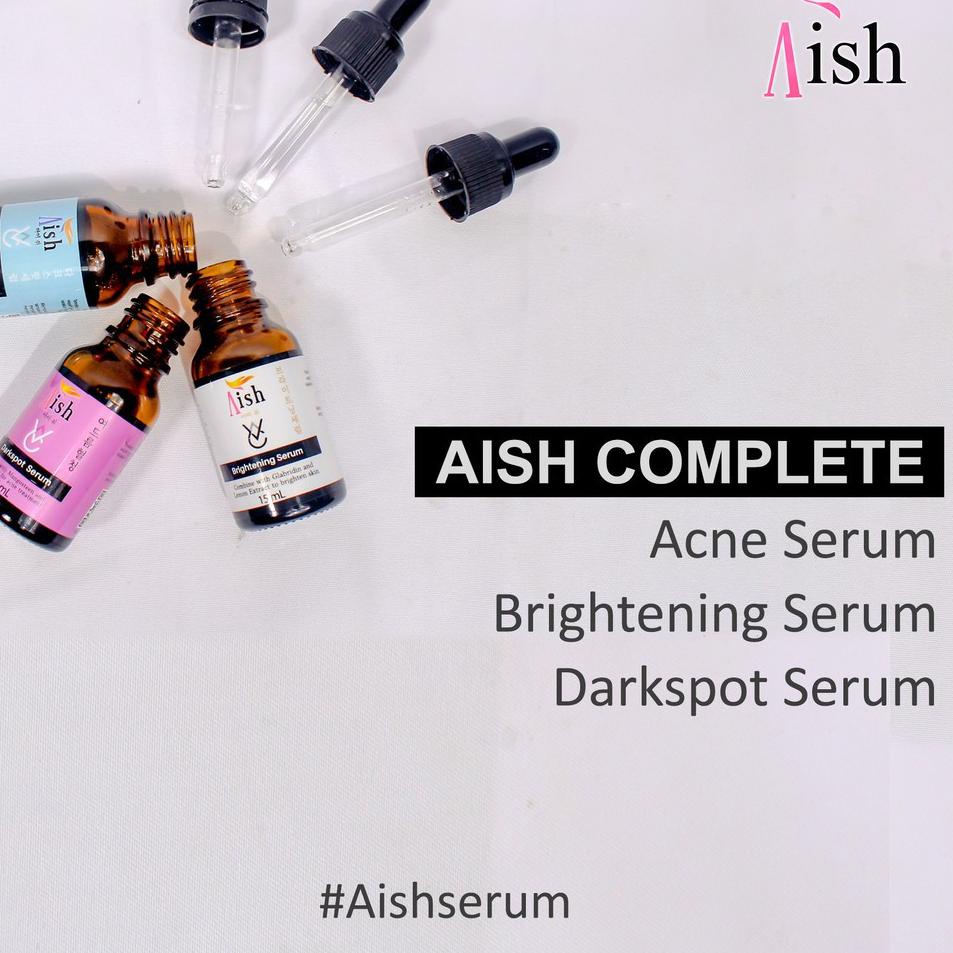 ➬ AISH Serum Korea Paket Komplit Brightening Aish Serum Acne Aish Serum Darkspot Aish Serum Original