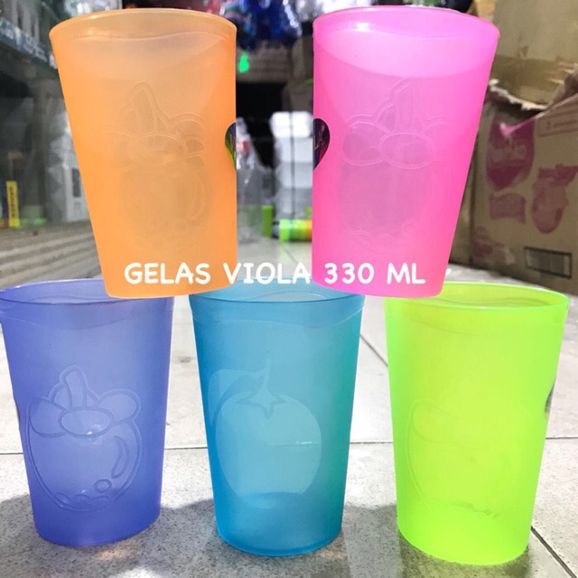 GELAS RAINBOW WARNA RANDOM MEDIUM