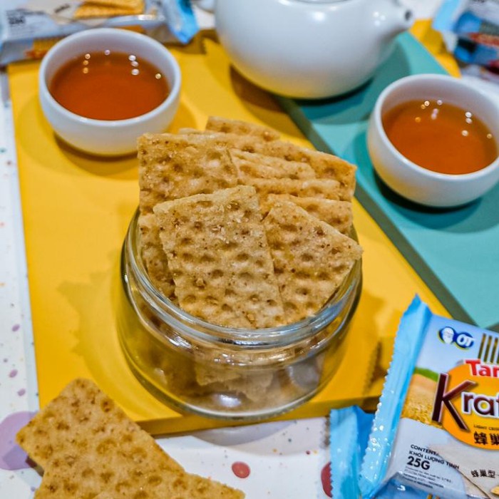 Maker-Waffle- Wafer Tango Kraffel Light Crispy Original Sweet Import Limited Edition - 3 Pcs No Box