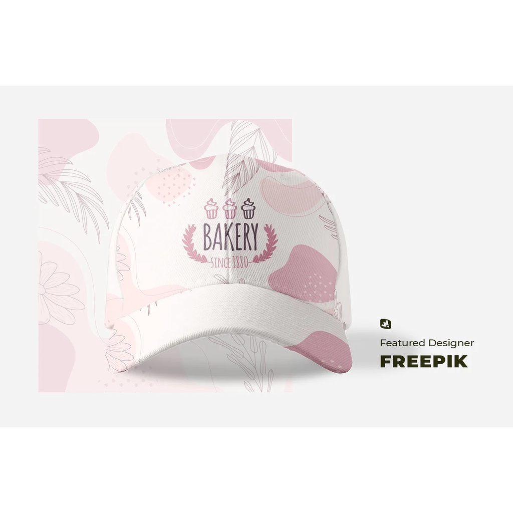 Velcro Snapback Baseball Cap Mockup