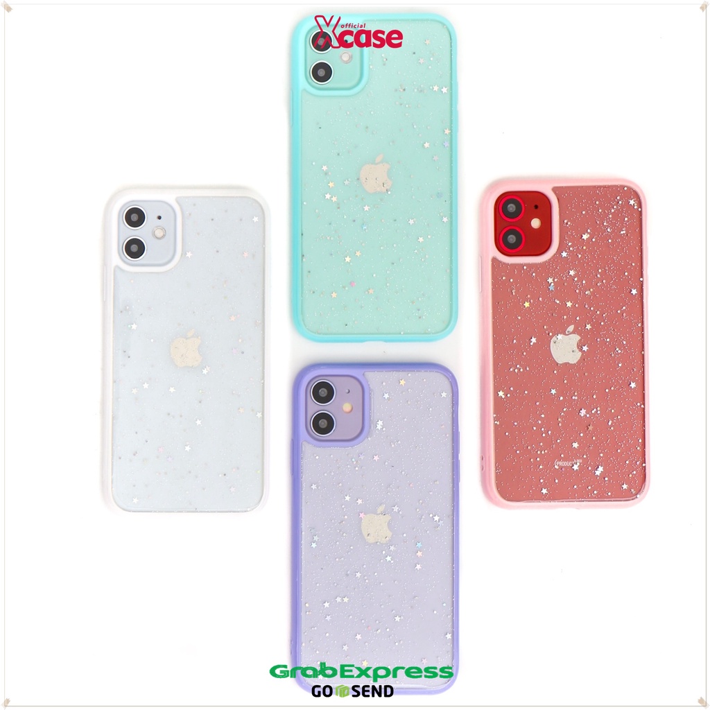 HOT!Shimmering Glitter Case - Softcase - (2) for iPhone 12 MINI PRO MAX 11 XS XR X 6 7 8