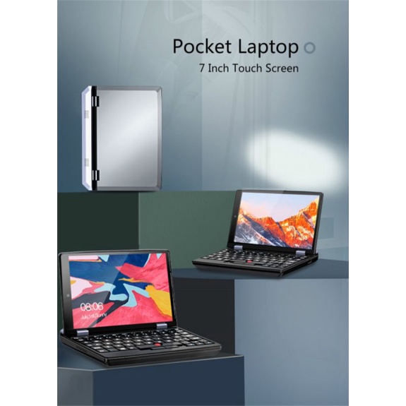 TOPOSH Laptop Mini 7 Inci Intel Celeron J4125 8GB RAM 512GB SSD