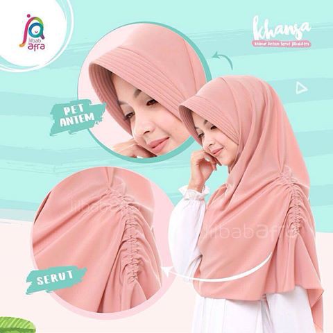 JILBAB AFRA KHANSA CARAMEL