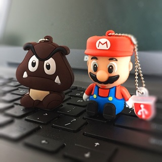 Flash Disk usb 2.0 Bentuk Jamur Super Mario Lucu Kapasitas 2TB