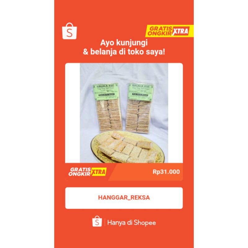 

Ting-ting Wijen 1/2 kg HAGACA Snack