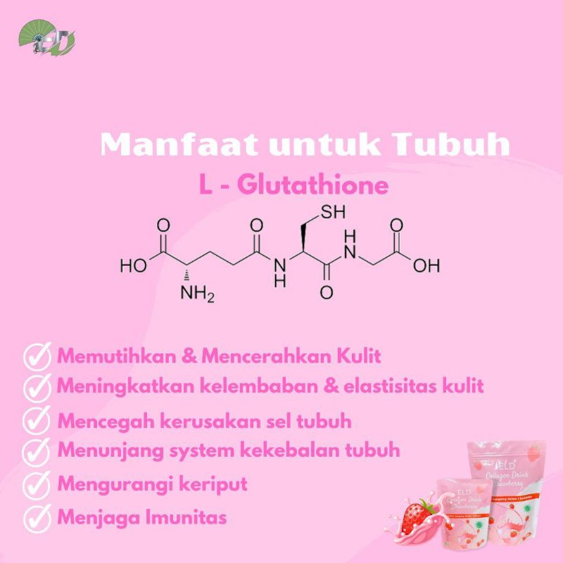 

ELD collagent stawbery/minuman pemutih