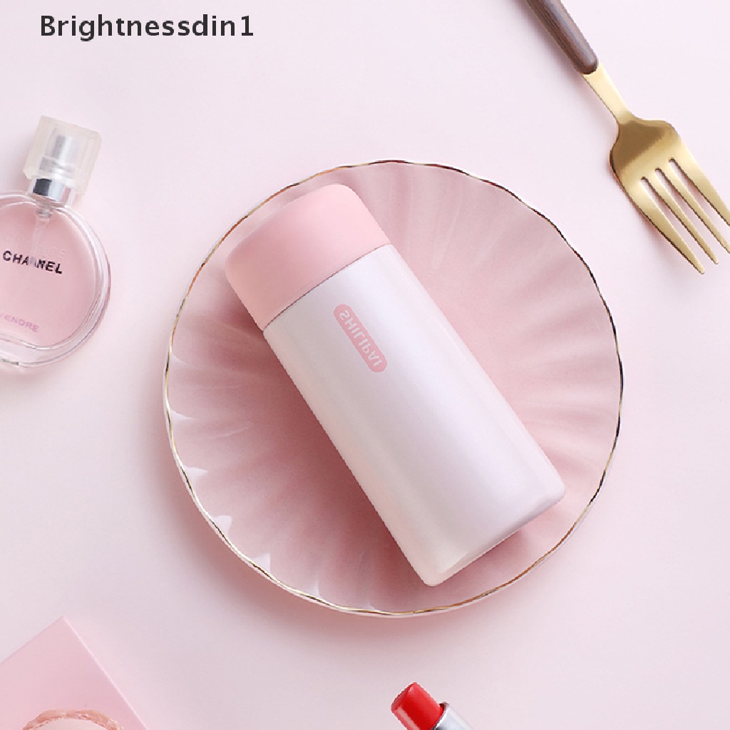 Botol Air Panas Thermos Vacuum Dinding Ganda Ukuran Saku Mini 1 In 1 Untuk Travel