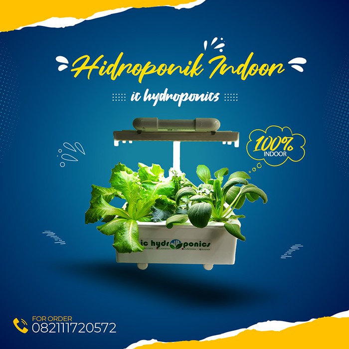 Hidroponik Indoor Set / Hydroponic Starterkit Growlight - RAWIKARA W5