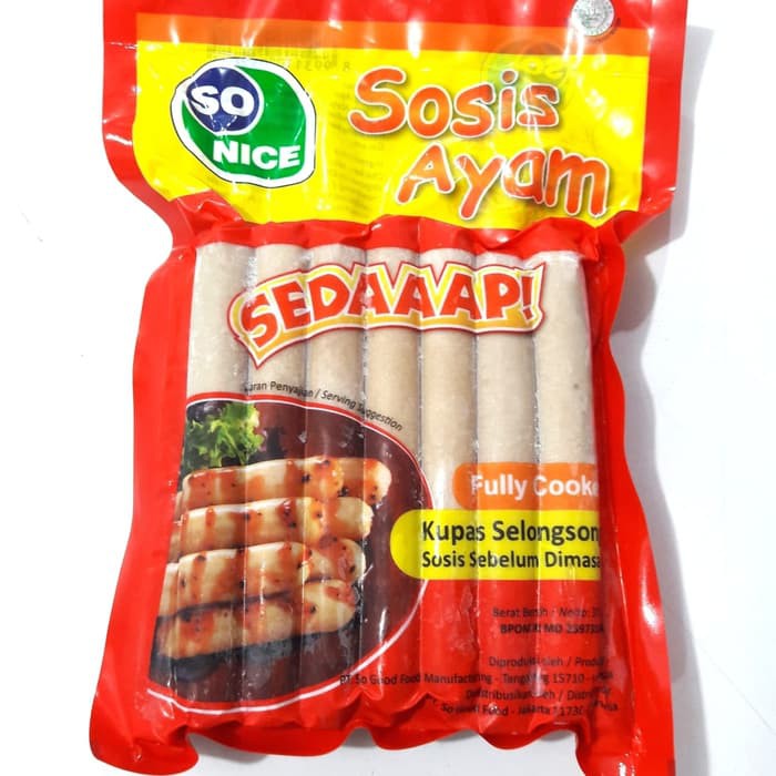 

SOSIS AYAM SO NICE 375GR