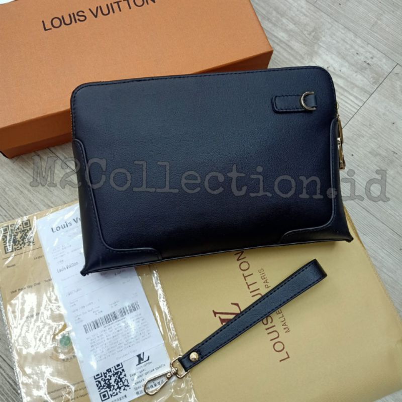 Handbag Lv Monogram Embos Leather Kunci Kode Clutch Tas Tangan Premium Quality