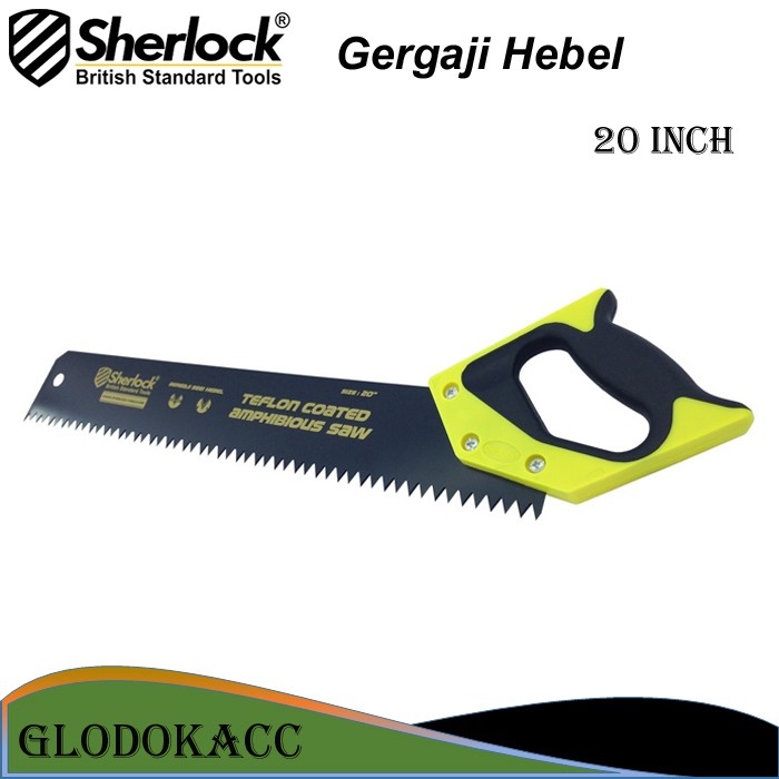 Gergaji Hebel Bata Ringan 20 inch / Sherlock Teflon (Metal Shark Mn 65)