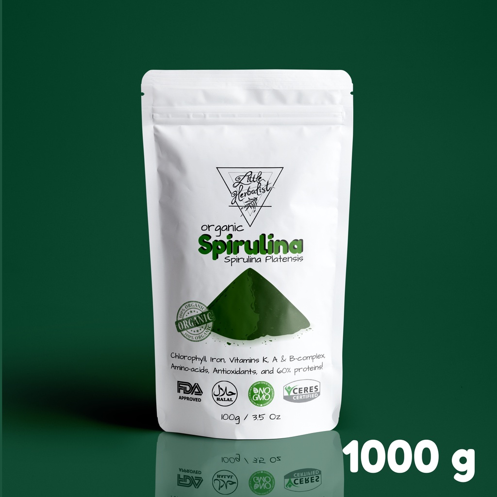 

Bubuk Spirulina Organik / Organic Spirulina Powder 1 kg