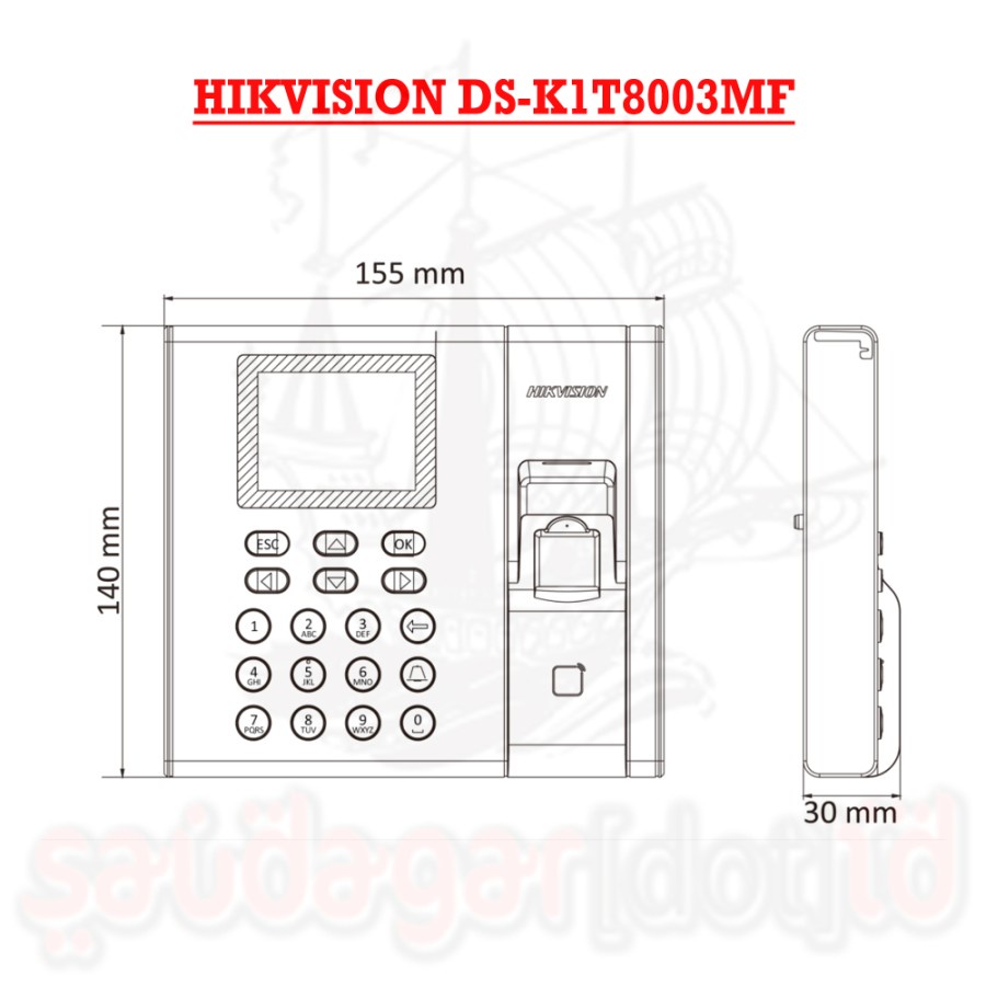 DOOR LOCK DOORLOCK / KUNCI PINTU DIGITAL / ACCESS CONTROL / RFID