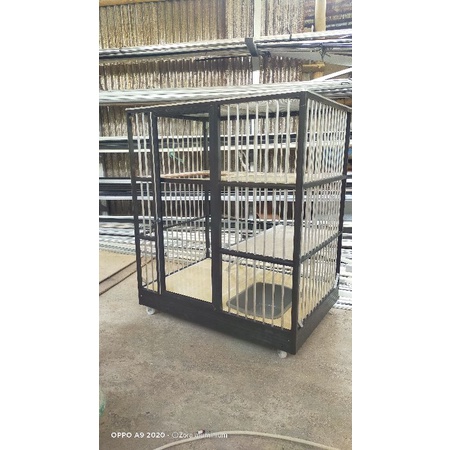 kandang kucing 1 kamar / kandang kucing alumunium / kandang hewan peliharaan aluminium