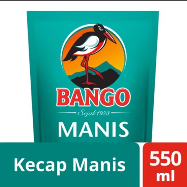 

Kecap Manis Bango Pouch 550ml per dus @12bks