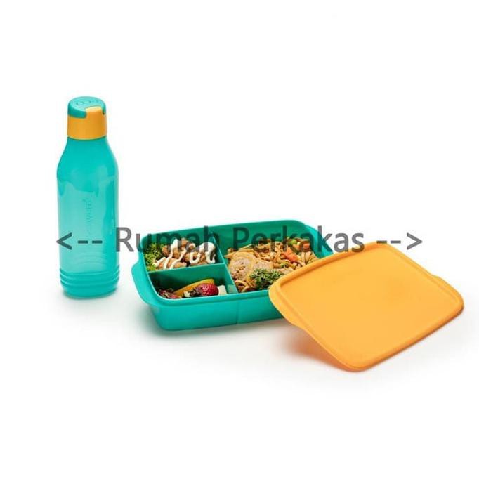 Tupperware Cool Teen TEMPAT MAKAN BOTOL AIR TOSKA
