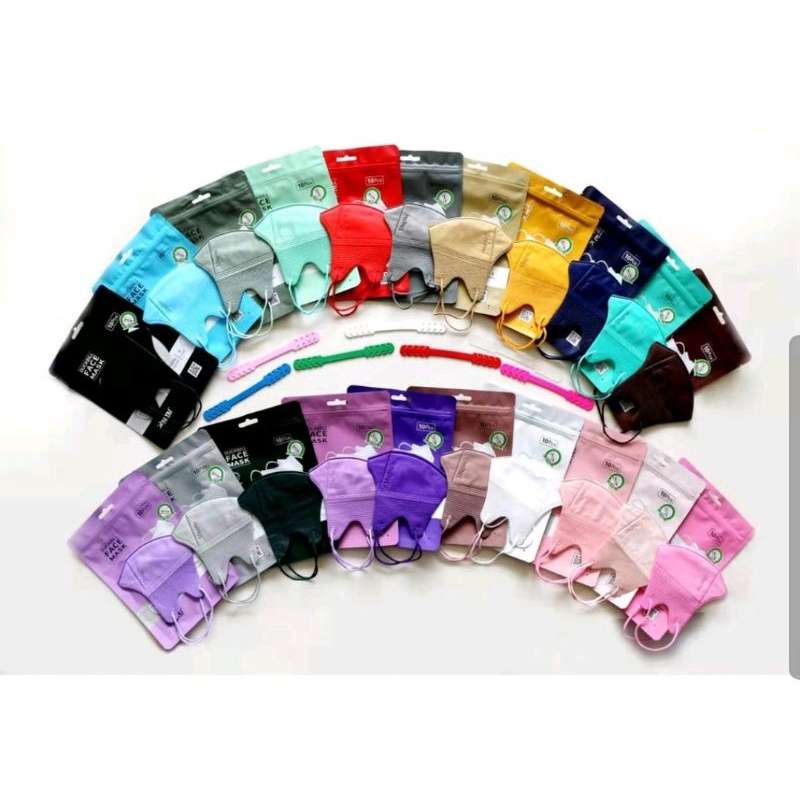 Masker Duckbill Shumu 4ply Free conector hijab