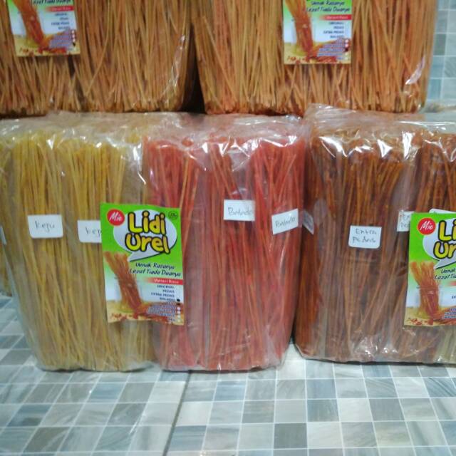 

Mie Lidi Urel kecil/gepeng 1pack isi 40bks