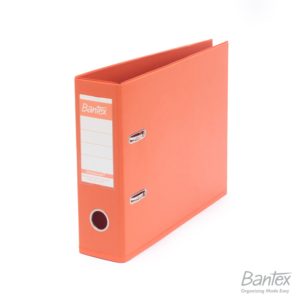 

Bantex Ordner Kwitansi/A5 7cm Plastic Lever Arch File Orange #1452 12 PKM Bandung