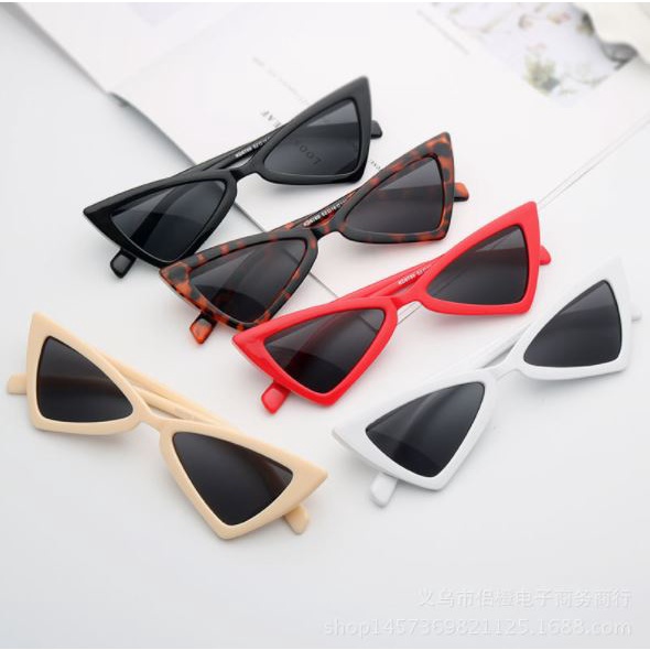 BV.ID KC174 KACAMATA WANITA HITAM WANITA MODEL KOREA ULZZANG RETRO CAT-EYE SEGITIGA COD