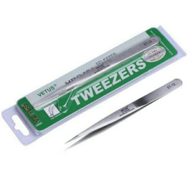 Jual Pinset Vetus St Stainless Tweezers Shopee Indonesia