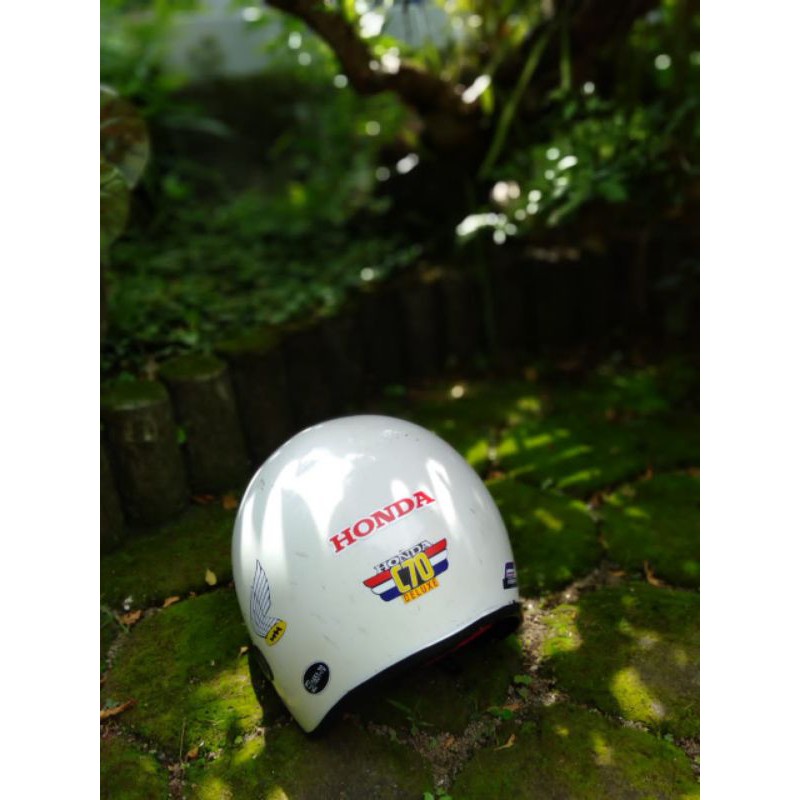 helm jadul honda c70