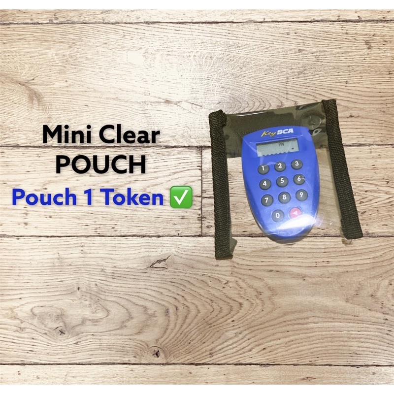 Fawn’G Handmade - Mini Clear Pouch Token / Key Bank | Pouch Token | Pouch Key BCA, Mandiri dll