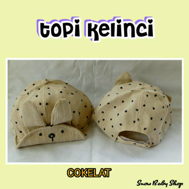 Topi Bayi / Topi Anak / Topi Kelinci / Topi Pet