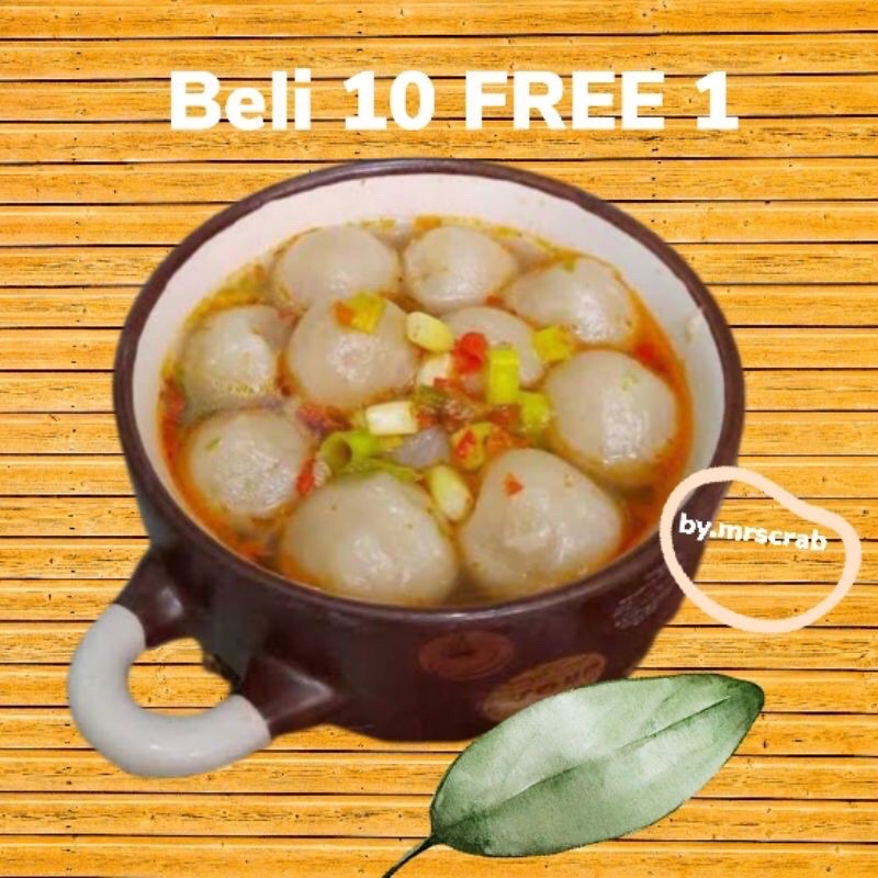 

Cilok kuah garut (baso aci jeletot)