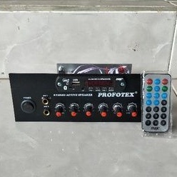 Kit Power Ampli speaker aktif stereo mic echo karaoke plus MP3 bluetut FM radio