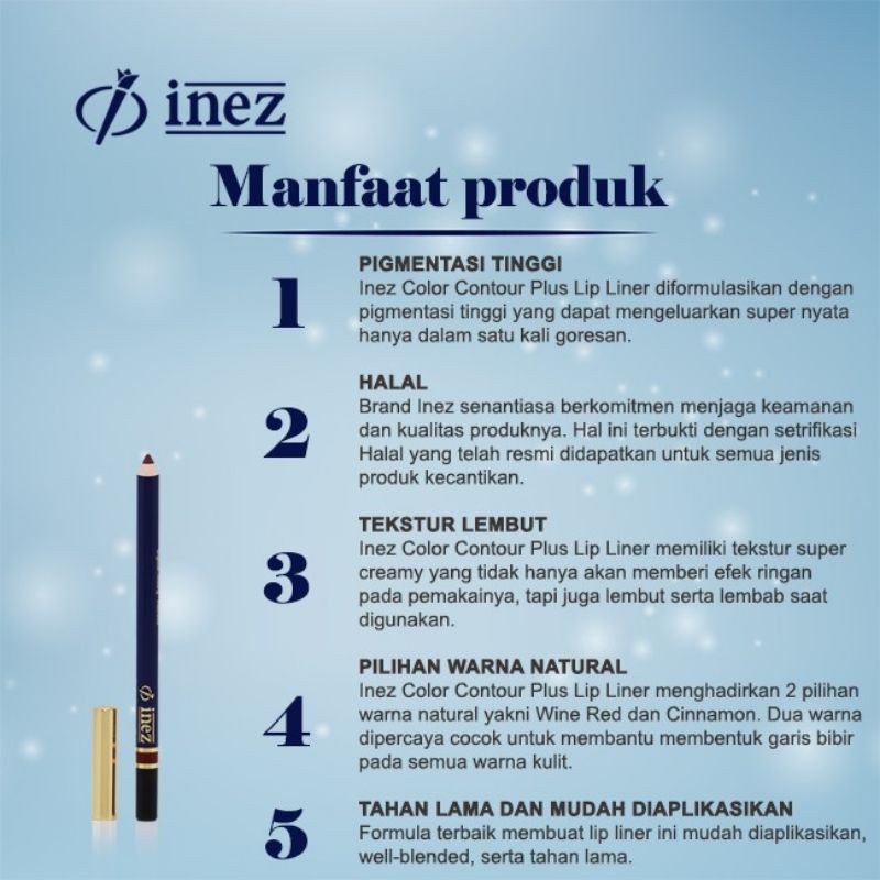 INEZ Lip Liner 1,3g