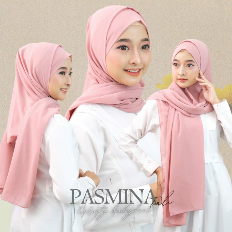 (isi 10pc) grosir jilbab kerudung pasmina malaysia malay hits murah