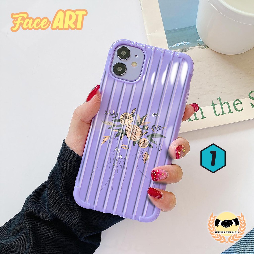 Softcase FACE ART Oppo A3s A1k A5 A9 2020 A7 F9 A5s A31 A52 A92 A37 A53 A83 F1s F11 Pro Reno BSB2227