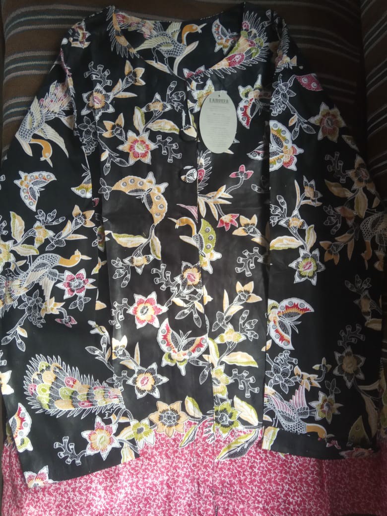 Atasan Batik Dolby Dolbi Dobby Doby Tenun Sutra Tulis Halus Katun Atbm Baron ,sarombit Atasan