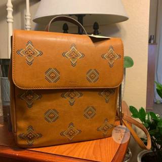 Tas Ransel Fossil Claire Backpack Brandy Brown// Kode ...