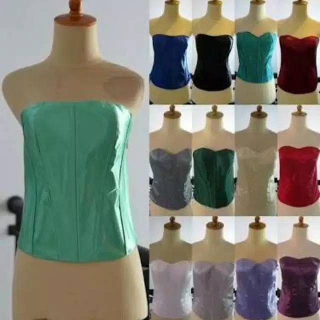 BUSTIER SATIN/KAMISOL SATIN/KEMBEN SATIN/DALEMAN KEBAYA