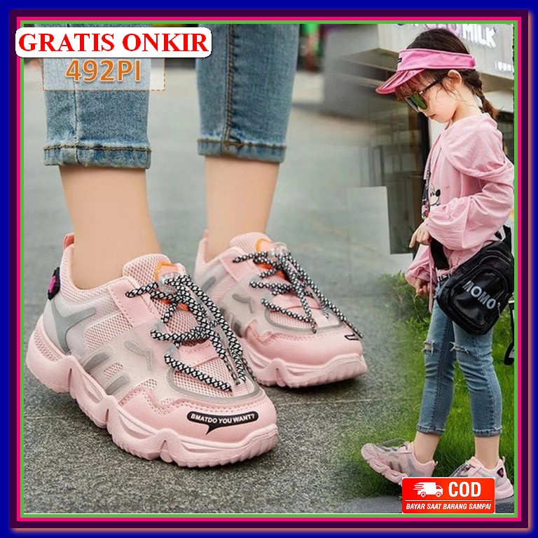 Sepatu Fashion Anak Pria/Wanita - Sepatu Sneakers High Murah - Sepatu  Sepatu Anak Sneakers Fortune