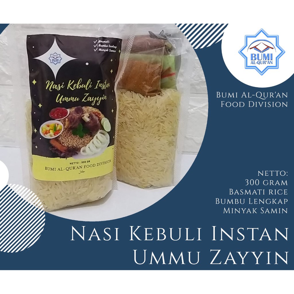 

Nasi Kebuli Ummu Zayyin @300gram By Yayasan Bumi Al Quran