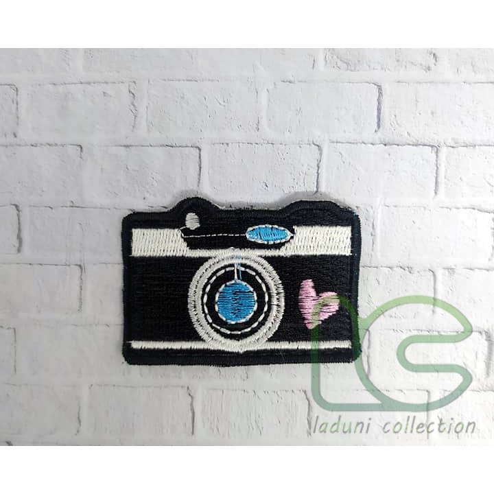 Patch Bordir Camera | Patch Bordir Kamera