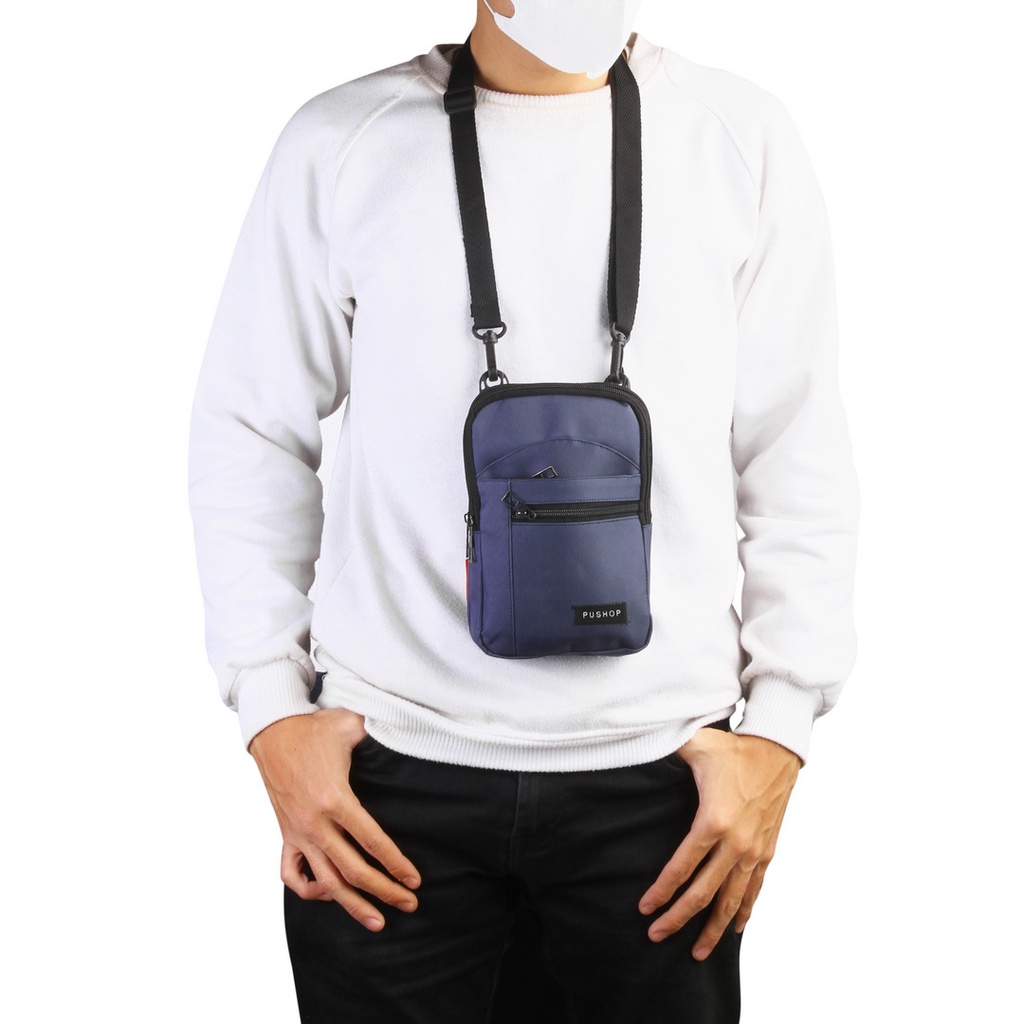 Tas Hp Selempang Kecil Pria Pushop Sanchez