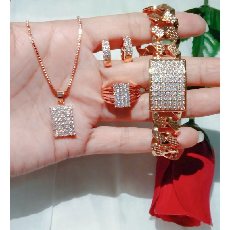 set kalung mata xuping lapis emas 6006