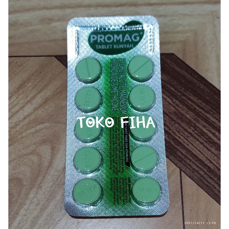 

PROMAG Obat Sakit Maag dan Kembung - isi 10 Tablet