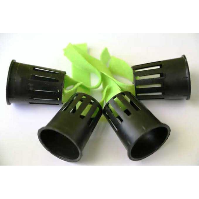 10 Pcs/Biji Net Pot Bersumbu Flanel Netpot Hidroponik Wadah Perlengkapan Instalasi Hidroponik Rumaha