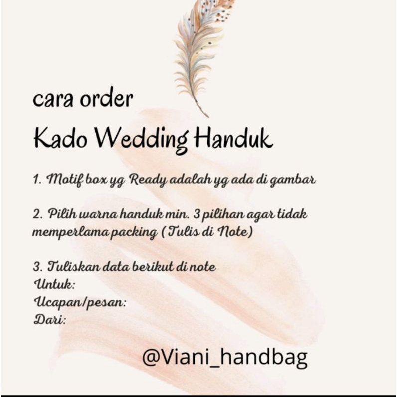 Gardenglories Kado Wedding / Hampers Wedding Handuk Couple [Premium]