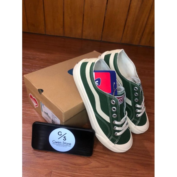 Ventela Public Low Dark Green BNIB - Sepatu Sneakers