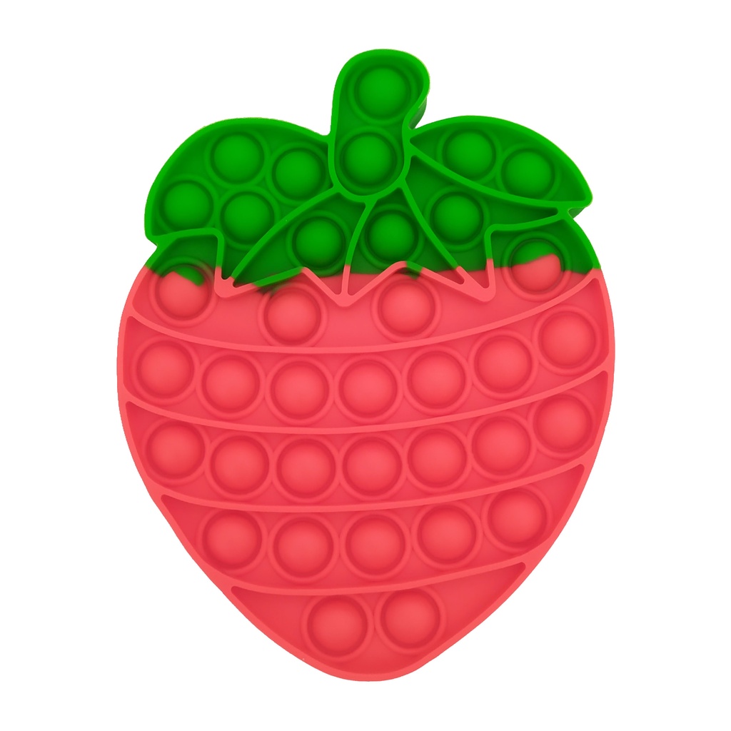 Pop It Fidged Toys Mainan TikTok Push Pop-Strawberry