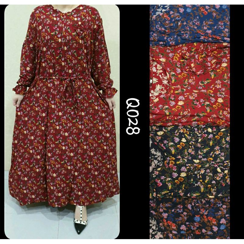 GAMIS JUMBO BAHAN VISCOSE IMPORT PREMIUM